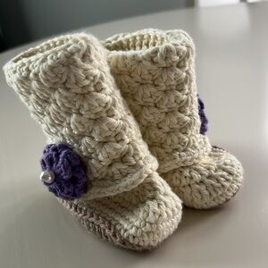 Handmade Newborn Booties